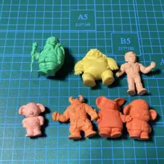 ドラ消し　7対セット