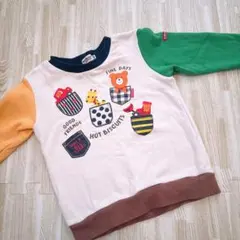 【ホットビスケッツ】トレーナー 100cm 美品