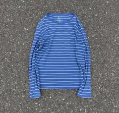 OLD GAP BLUE BORDER SHIRT Y2Kのサムネイル