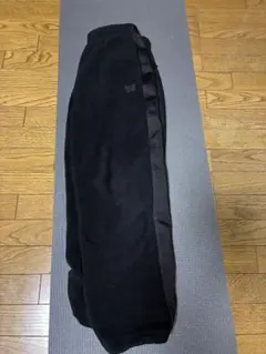 ユニクロ　Needles フリース ワイドパンツ 黒