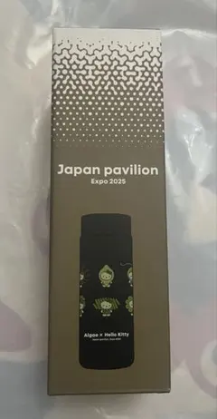 新品大阪関西万博日本館Hello Kitty藻キティステンレスボトルタンブラー黒