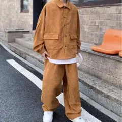 キッズコーデュロイセットアップ