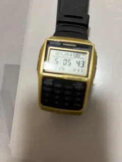 SKMEL デジタル腕時計 ゴールド/ブラック カリキュレーター時計