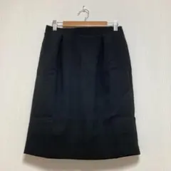 【コラージュ】COLLAGEタイトスカート膝丈 ブラック サイズ1 ゴムウエスト