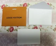 ルイヴィトン　メッセージカード　クリスマス　プレゼント　封筒
