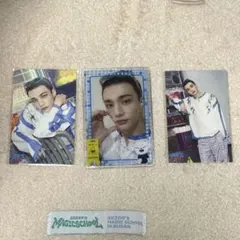 スキズサウナ オンラインくじ フォトカード ステッカーAB ヒョンジン