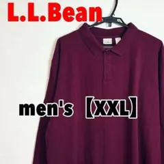 A503【L.L.Bean】長袖ポロシャツ【XXL】