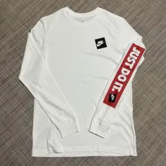 NIKE ナイキ JUST DO IT. 長袖Tシャツ ロンT 白 美品