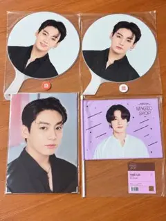 BTS JUNGKOOK うちわ イメージフラッグ セット