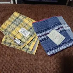 チェック柄・ストライプ柄タオルセット