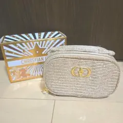 【新品】Dior ディオール ホリデー 2025 クリスマス限定　ゴールドポーチ