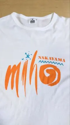 ご購入決定　中山美穂 Tシャツ NAKAYAMA／MIHOプリント 白 フリー ご購入決定 中山美穂 Tシャツ NAKAYAMA／MIHOプリント 白 フリー