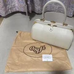 costil COSTIL ハンドバッグ ショルダーバックホワイト白ゴールド金具 