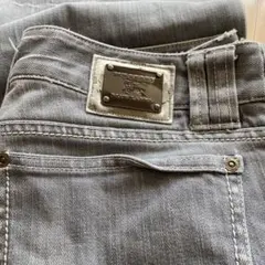 フレアジーンズズボン　グレー