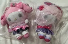 サンリオ学園 きらめき祭 マスコットホルダー マイメロディ　ピアノちゃん　2個