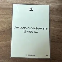 SEVENTEEN holiday トレカ ドギョム