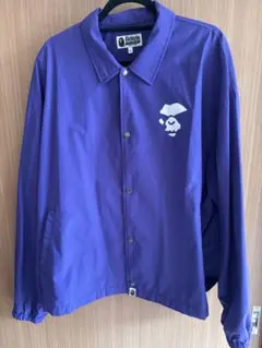 A BATHING APE 紫 ナイロンジャケット
