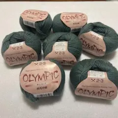 OLYMPIC 純毛中細　７玉セット