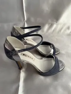 再お値下げ！【used】旬かっこいい！！DIANA デニムサンダル　22.5cm