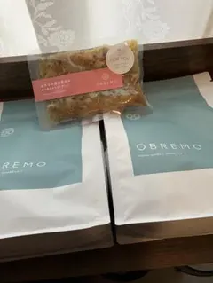 『新品未開封』OBREMO ドッグフード 2袋セットまぐろ&たら