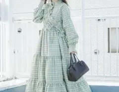 【クティールとレトロ】アソートティアードワンピース