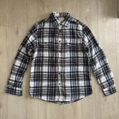 00s sonoma ネルシャツ Mサイズ　ブルー　ブラウン　チェック　古着