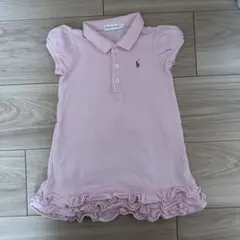 Ralph Lauren ピンク フリル ワンピース 80サイズ