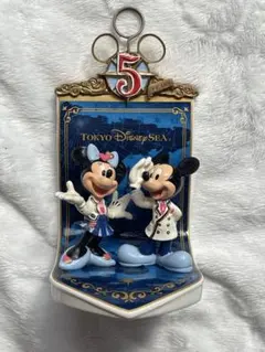 【レア】東京ディズニーシー5周年記念フィギュアメモスタンド