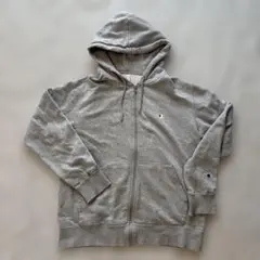 Champion ジップアップパーカー グレー