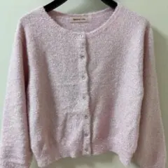 Apuweiser-riche ピンク カーディガン