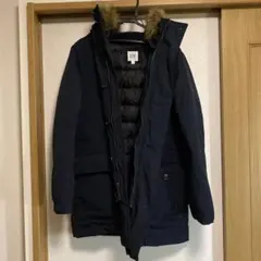 GAP ネイビー モッズコート ファー付き