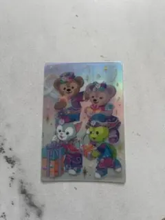 香港ディズニー　ダッフィー&フレンズ　ホログラムカード