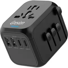 変換プラグ Gresion 変圧器 海外旅行 マルチ変換プラグ　25w