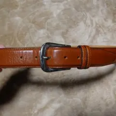 イタリア製 ブラウンレザーベルト