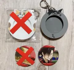 ハイキュー　ゴミ捨て場の決戦　特典　缶バッジ　ラバー缶バッジホルダー　2点セット