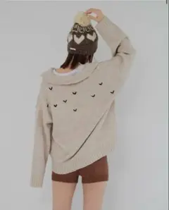 ジュメロ jumelle スラブルーズニット ベージュのサムネイル