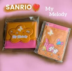 平成レトロ【未使用品】2点セット♡レア　マイメロ　定期入れ&お財布 パスケース
