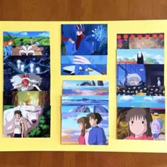 風の谷のナウシカ ポストカード 17種類セット ラミネート済 バラ売り❌ 風の谷のナウシカ ポストカード 17種類セット ラミネート済 バラ
