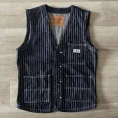 THE FLAT HEAD ウォバッシュストライプ ベスト DV-01W 美品 - メルカリ