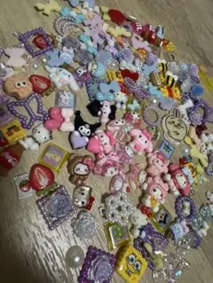 52.デコパーツ まとめ売り キャラクター リボン スイーツ