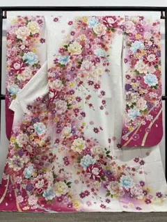 振袖 金刺繍 金彩 銀通し やまと扱い 身丈170cm 撥水加工済 MO3830