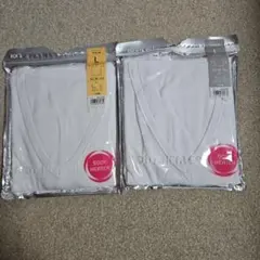 BODY HEATER　メンズ 半袖・7分袖 VネックTシャツセット L