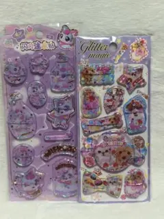 平成レトロ　シャカシャカウォーターシール　Y2K 2セット