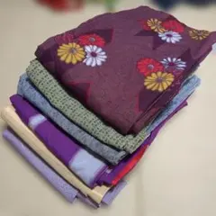 3564 小紋着物まとめ売り6着！リメイク•お稽古用など☆