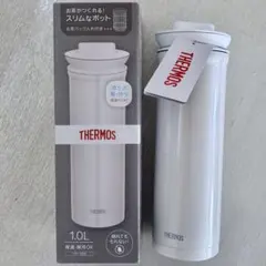 【新品】THERMOS ステンレスボット TTD-1000WH 1L ホワイトのサムネイル