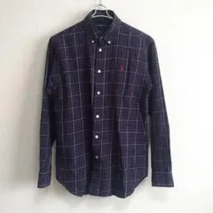 Ralph Lauren チェック柄 長袖シャツ L(14-16) 【訳あり品】