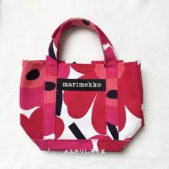 marimekko マリメッコ UNIKKO トートバッグ ウニッコ柄 ピンク