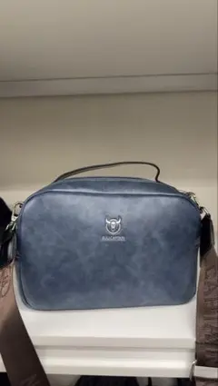 ブルーメンズショルダーバッグ