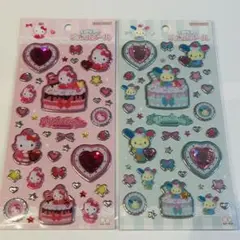 サンリオ キラキラジュエルシール ウサハナ　ハローキティ　宝石