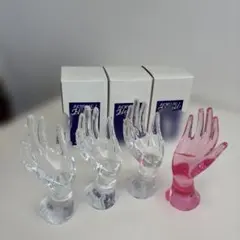 アクリルハンド ジュエリースタンド ネイルチップ ディスプレイ 3個セット
